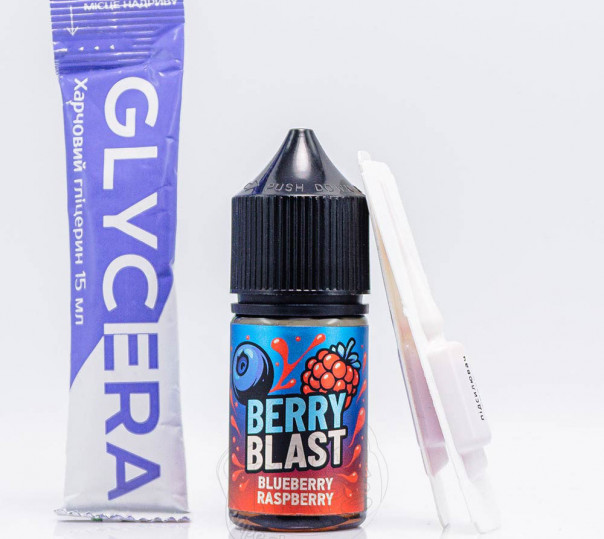 Рідина 3Ger LAUD Salt Berry Blast 30ml 50mg зі смаком чорниці та малини (набір компонентів)