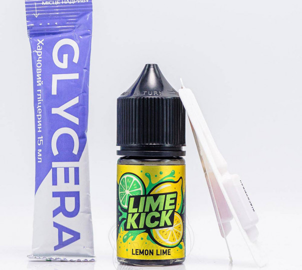 Рідина 3Ger LAUD Salt Lime Kick 30ml 50mg зі смаком лайму та лимону (набір компонентів)