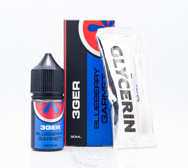 Рідина 3Ger Salt Blueberry Garnet 30ml 30mg зі смаком чорниці та граната (набір компонентів) Рідина 3Ger Salt Blueberry Garnet 30ml 30mg зі смаком чорниці та граната (набір компонентів)