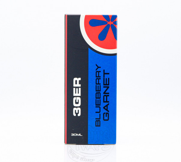 Рідина 3Ger Salt Blueberry Garnet 30ml 30mg зі смаком чорниці та граната (набір компонентів)