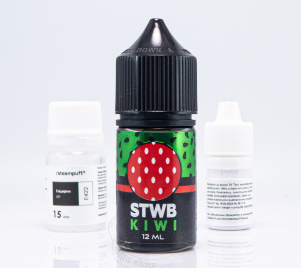 Жидкость 3Ger Salt Strawberry Kiwi 30ml 30mg со вкусом клубники и киви (набор компонентов)
