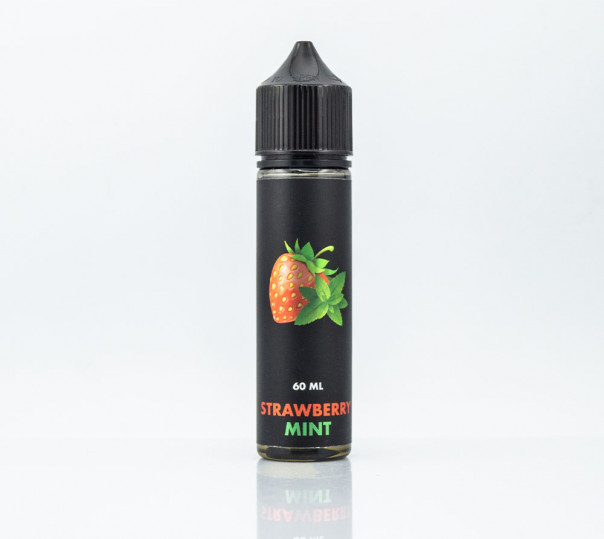 Жидкость 3Ger Organic Strawberry Mint 60ml 6mg на органическом никотине со вкусом клубники с мятой