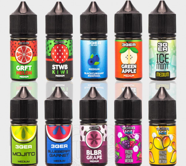 Жидкость 3Ger Salt 30ml (набор компонентов) Жидкость 3Ger Salt 30ml (набор компонентов)