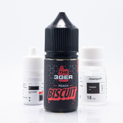 The 3Ger New Salt Peach Biscuit 30ml 50mg