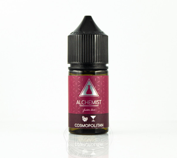 Рідина Alchemist Fusion Line Salt Cosmopolitan 30ml 35mg на сольовому нікотині зі смаком коктейлю Космополітан