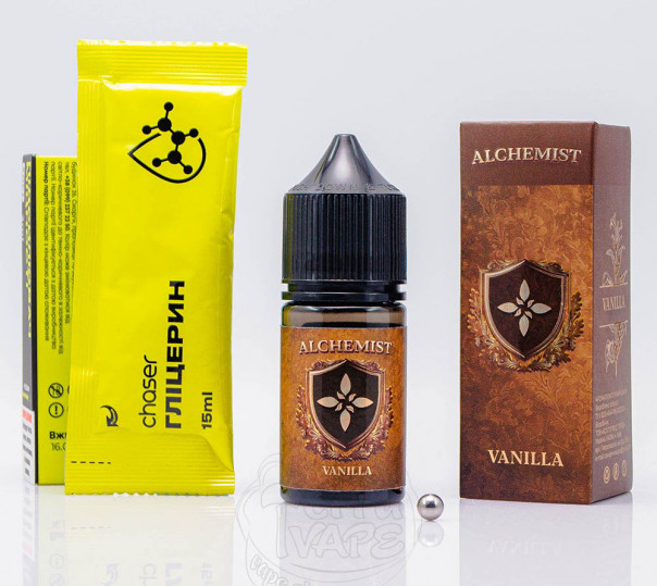 Жидкость Alchemist Salt Vanilla Tobacco 30ml 50mg со вкусом ванильной табачки (набор компонентов)