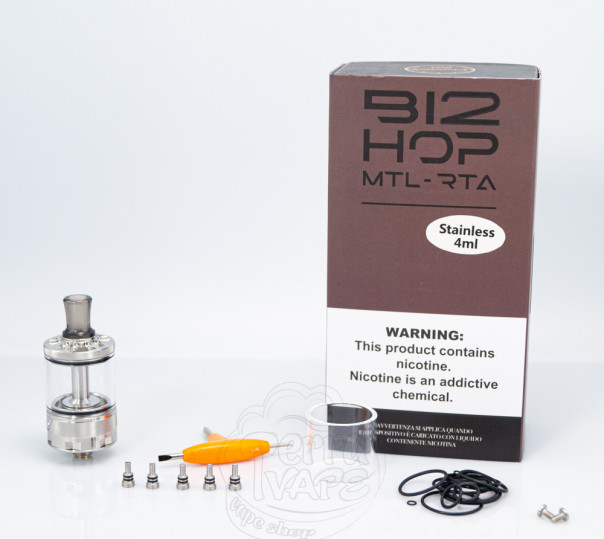 Ambition Mods Bi2hop (Bishop 2) MTL RTA Обслуговуваний бак Ambition Mods Bi2hop (Bishop 2) MTL RTA Обслуговуваний бак