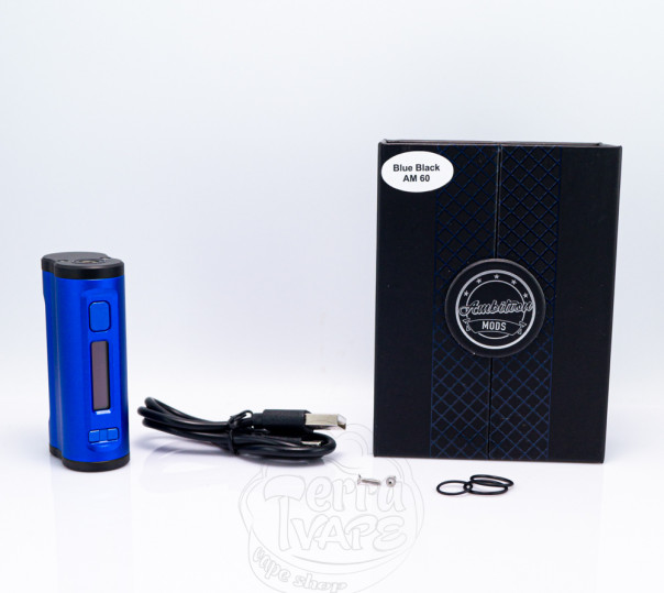 Ambition Mods K1 Box Mod AM60 Blue Black Бокс мод Ambition Mods K1 Box Mod AM60 Blue Black Бокс мод