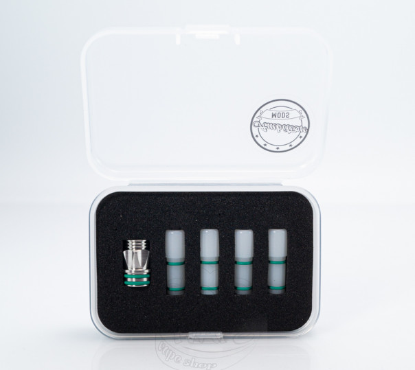 Ambition Mods Shield Drip Tip Kit Дрип-тип для вейпа Ambition Mods Shield Drip Tip Kit Дрип-тип для вейпа