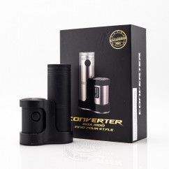 Ambition Mods Converter 50W SBS Box Mod Tube Mod Set Full Black