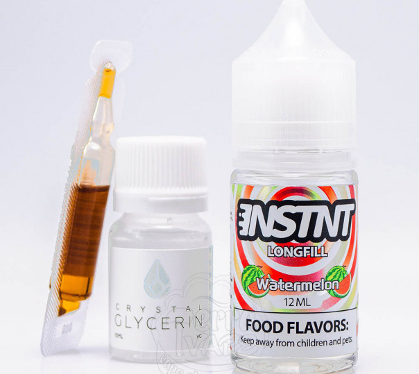 Рідина INSTNT Salt Watermelon 30ml 50mg зі смаком кавуна (набір компонентів)