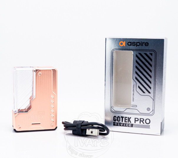 Aspire GoTek Pro Device 1500mAh Titanium Багаторазова POD система (БЕЗ КАРТРИДЖУ) Aspire GoTek Pro Device 1500mAh Titanium Багаторазова POD система (БЕЗ КАРТРИДЖУ)