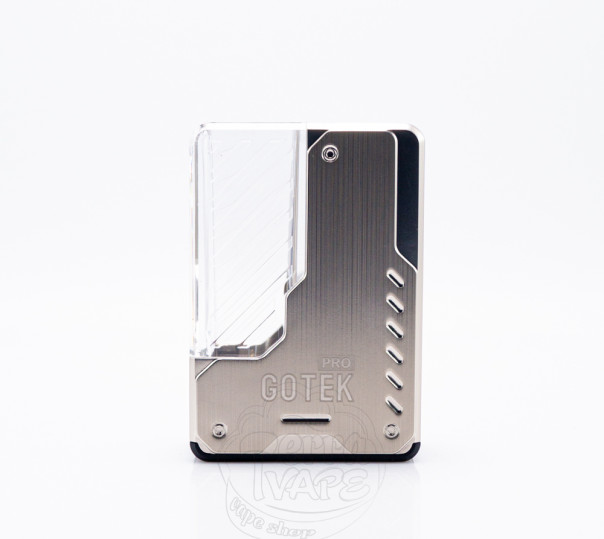 Aspire GoTek Pro Device 1500mAh Titanium Багаторазова POD система (БЕЗ КАРТРИДЖУ)