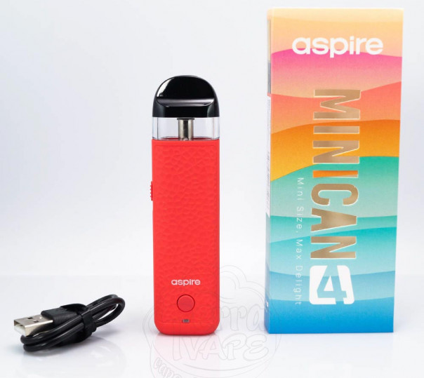 Aspire Minican 4 Pod Kit 700mAh Багаторазова POD система Aspire Minican 4 Pod Kit 700mAh Багаторазова POD система