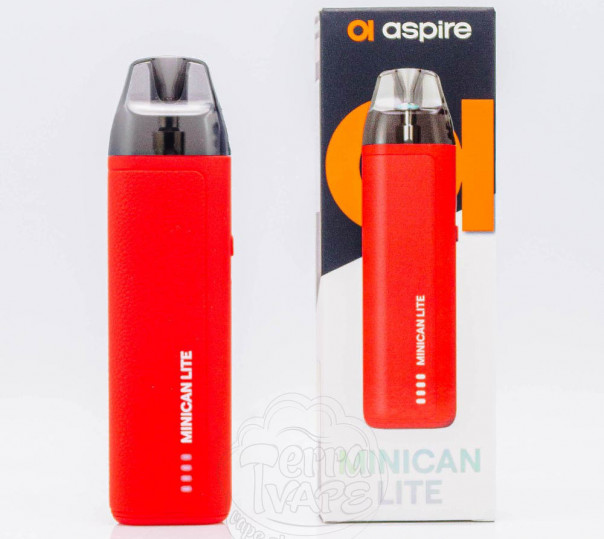 Aspire Minican Lite Pod Kit 1200mAh Solid Black Багаторазова POD система Aspire Minican Lite Pod Kit 1200mAh Solid Black Багаторазова POD система