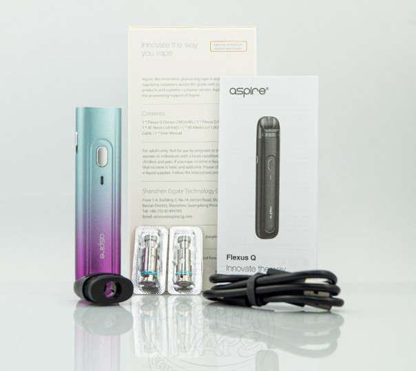 Aspire Flexus Q Pod System Kit Многоразовая POD система Aspire Flexus Q Pod System Kit Многоразовая POD система