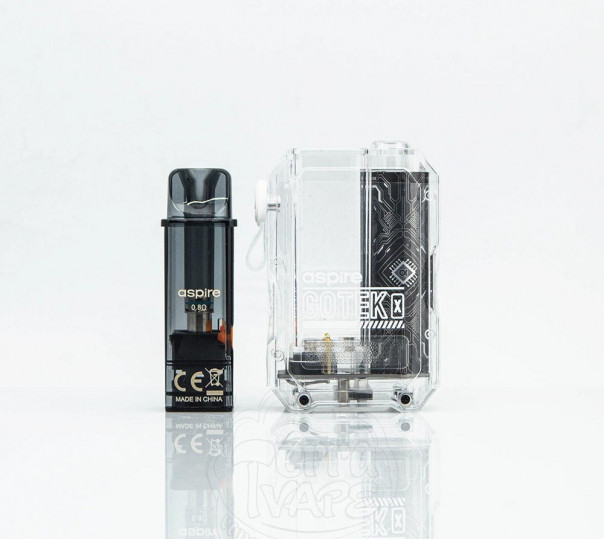 Aspire GoTek X Pod System Kit 650mAh Багаторазова POD система Aspire GoTek X Pod System Kit 650mAh Багаторазова POD система