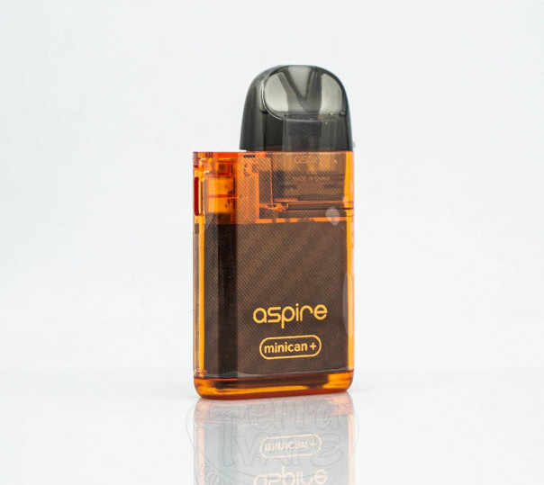 Aspire Minican Plus Pod System Kit 850mAh Semitransparent Orange Багаторазова POD система