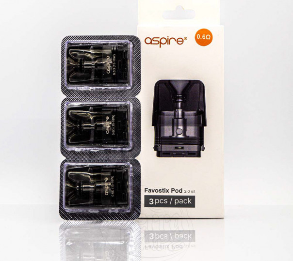 Картридж для многоразовой POD системы Aspire Favostix Pod 3ml Картридж для многоразовой POD системы Aspire Favostix Pod 3ml