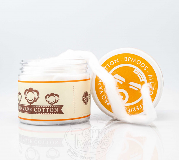 Вата для вейпа BP Mods Pro Vape Cotton (3мм/2.5mm) Вата для вейпа BP Mods Pro Vape Cotton (3мм/2.5mm)