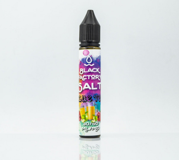 Жидкость Black Factory Salt Blue Veil 50mg 30ml на солевом никотине со вкусом яблочно-клюквенного сока