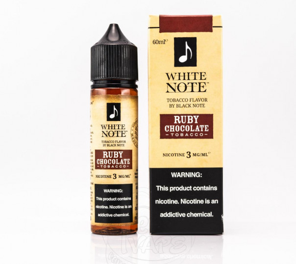 Рідина White Note Organic Ruby Chocolate 60ml 6mg на органічному нікотині