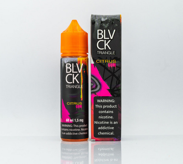 Жидкость Black Triangle Organic Citrus Gum 60ml 3mg на органическом никотине со вкусом цитрусовой жвачки