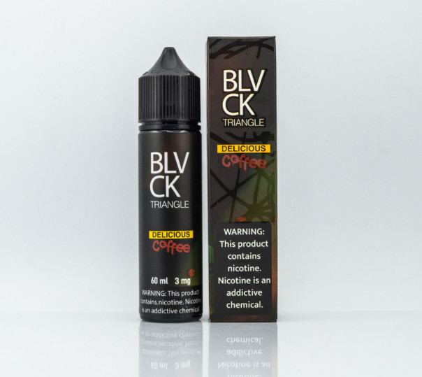 Рідина Black Triangle Organic Delicious Coffee 60ml 3mg на органічному нікотині зі смаком кави