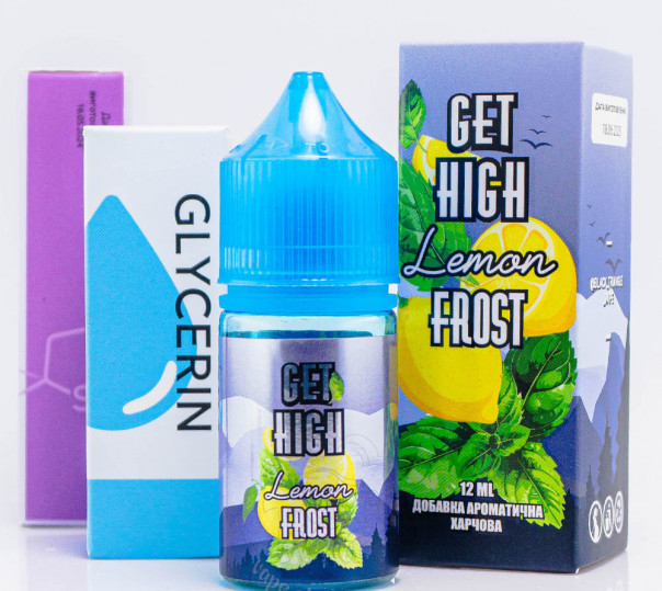 Рідина Get High Salt Lemon Frost 30ml 30mg зі смаком лимону та м'яти (набор компонентов)