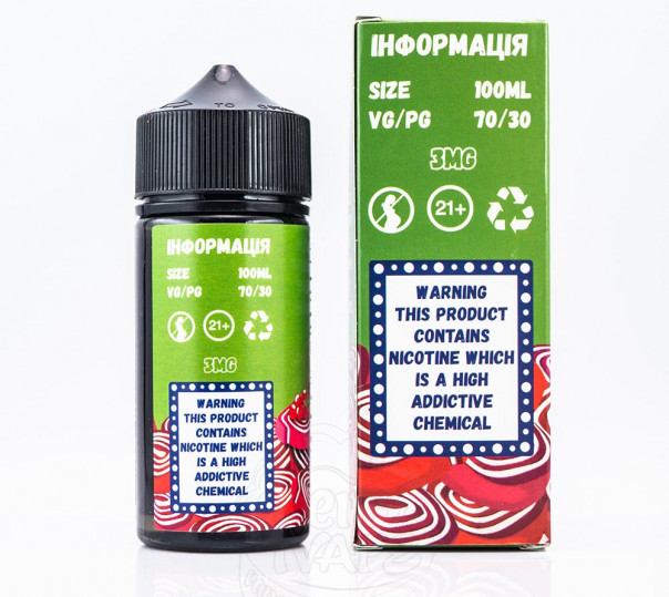 Жидкость Mad Dinner Organic Marmelade 100ml 0mg без никотина со вкусом мармелада Жидкость Mad Dinner Organic Marmelade 100ml 0mg без никотина со вкусом мармелада