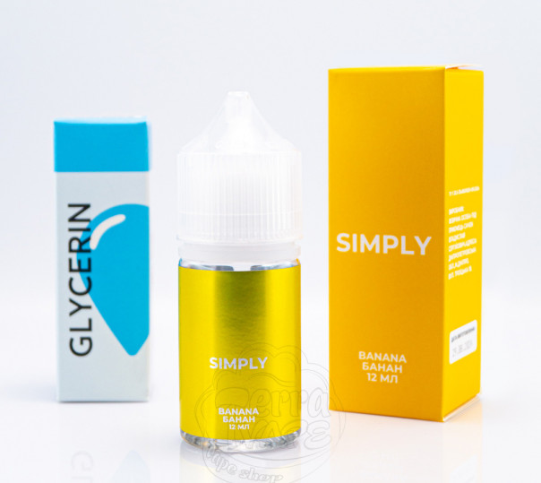Рідина Simply Salt Banana 30ml 50mg зі смаком банану (набір компонентів)