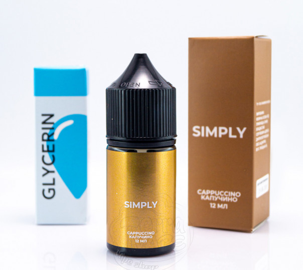 Жидкость Simply Salt Cappuccino 30ml 50mg со вкусом капучино (набор компонентов)