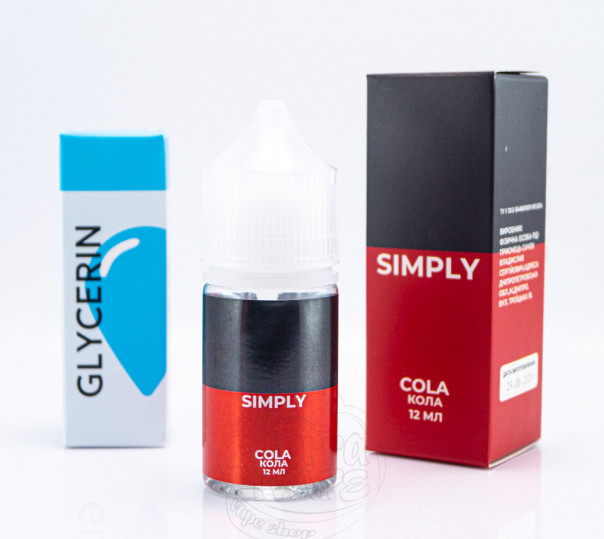 Жидкость Simply Salt Cola 30ml 30mg со вкусом колы (набор компонентов)