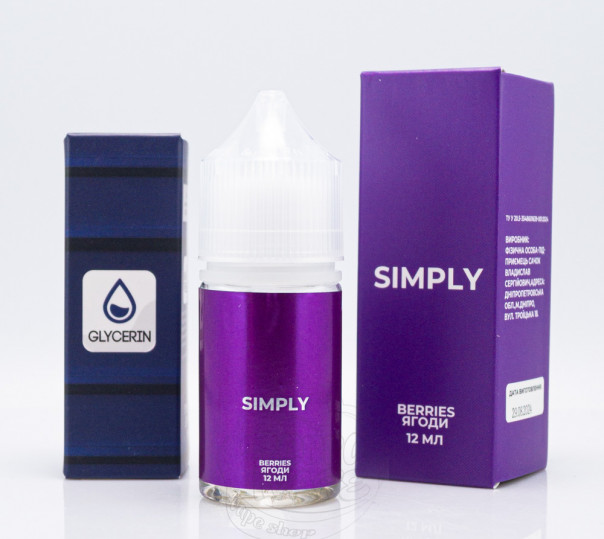 Жидкость Simply Salt Berries 30ml 30mg со вкусом лесных ягод (набор компонентов)