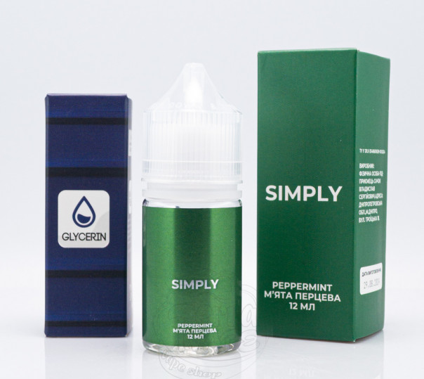 Рідина Simply Salt Peppermint 30ml 30mg зі смаком перцевої м'яти (набір компонентів)