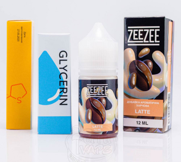 Жидкость ZeeZee Salt Latte 30ml 50mg со вкусом Латте (набор компонентов)