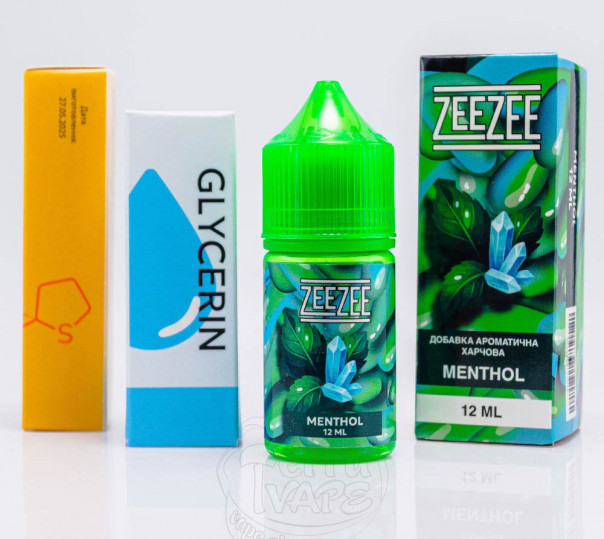 Жидкость ZeeZee Salt Menthol 30ml 50mg со вкусом ментола (набор компонентов)