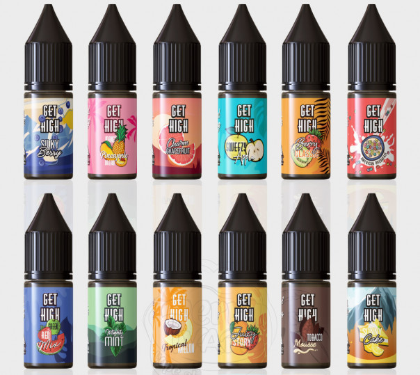 Жидкость Get High Salt 10ml на солевом никотине Жидкость Get High Salt 10ml на солевом никотине