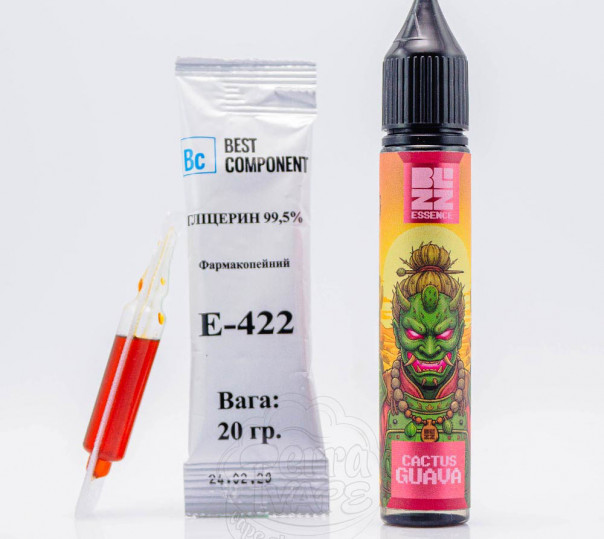 Рідина Blizz Essence Salt Cactus Guava 30ml 65mg зі смаком гуави і кактуса (набір компонентів)