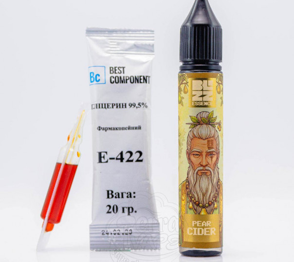Рідина Blizz Essence Salt Pear Cider 30ml 65mg зі смаком грушевого сидру (набір компонентів)