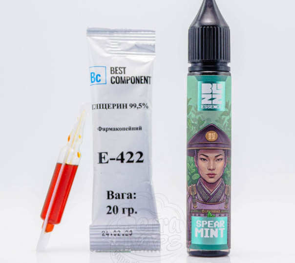 Рідина Blizz Essence Salt Spearmint 30ml 50mg зі смаком м'яти (набір компонентів)