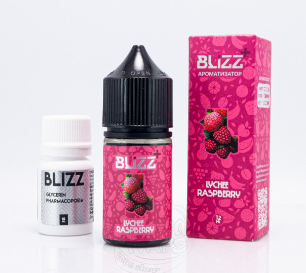 Жидкость Blizz Plus Salt Lychee Raspberry 30ml 25mg со вкусом личи и малины (набор компонентов)