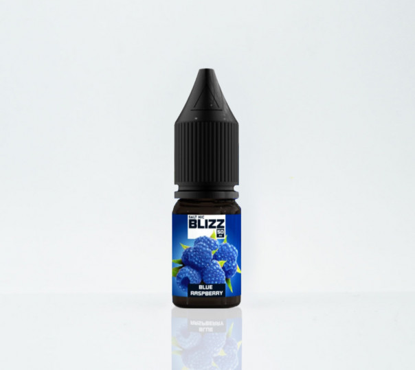 Жидкость Blizz Salt Blue Raspberry 10ml 25mg на солевом никотине со вкусом голубой малины