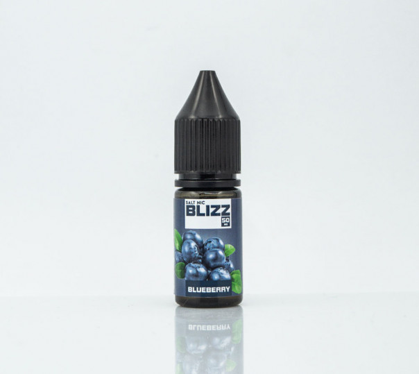Жидкость Blizz Salt Blueberry 10ml 50mg на солевом никотине со вкусом черники