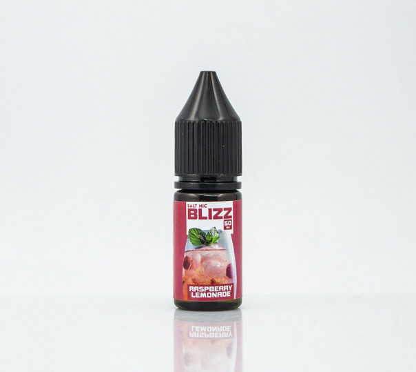 Жидкость Blizz Salt Raspberry Lemonade Ice 10ml 50mg на солевом никотине со вкусом малинового лимонада