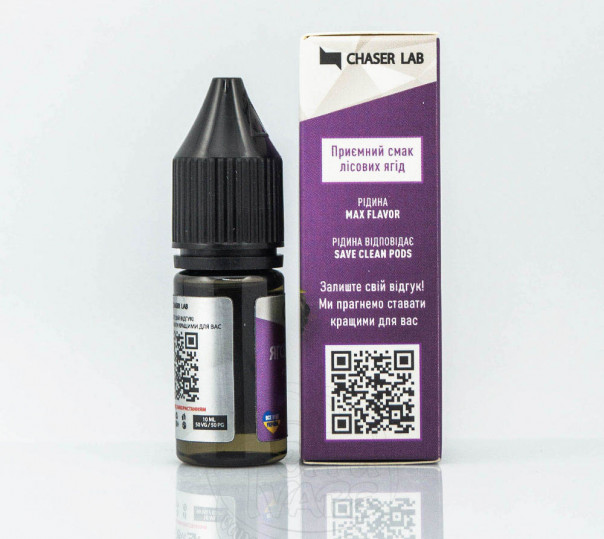 Рідина Chaser For Pods Balance Salt Ягоди 10ml 60mg на сольовому нікотині Рідина Chaser For Pods Balance Salt Ягоди 10ml 60mg на сольовому нікотині