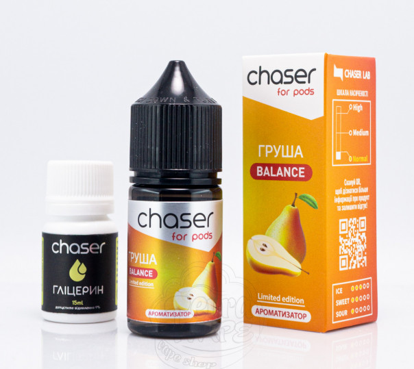 Жидкость Chaser For Pods Balance Salt Груша 30ml 65mg (набор компонентов)