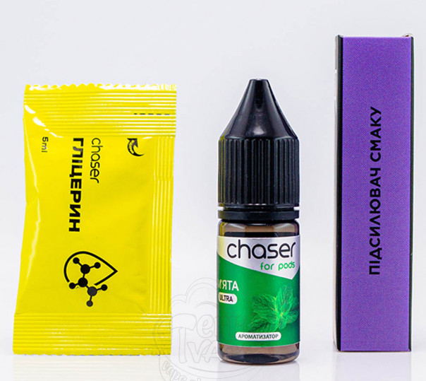 Жидкость Chaser For Pods Ultra Salt Мята 10ml 50mg (набор компонентов)