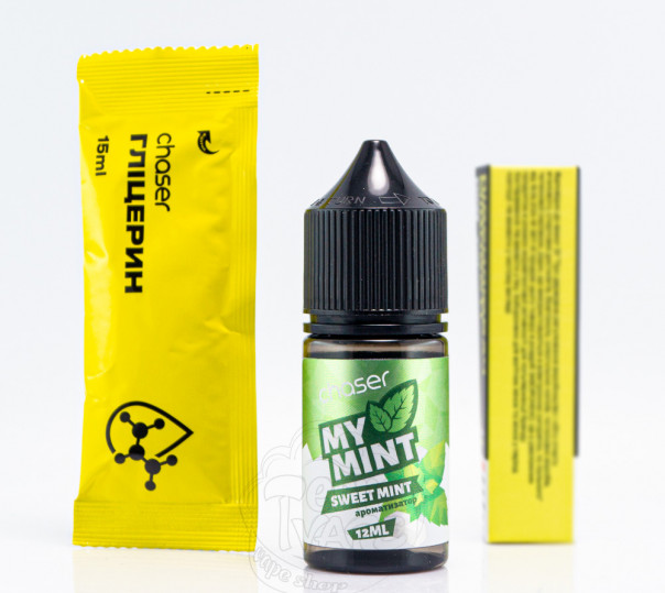 Рідина Chaser My Mint Salt Sweet Mint 30ml 50mg зі смаком солодкої м'яти (набір компонентів)