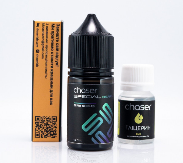 Рідина Chaser Special Berry Salt Berry Needles 30ml 65mg зі смаком ягід із хвоєю (набір компонентів)
